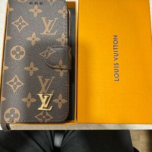 Louis Vuitton Tan Leather Card Holder